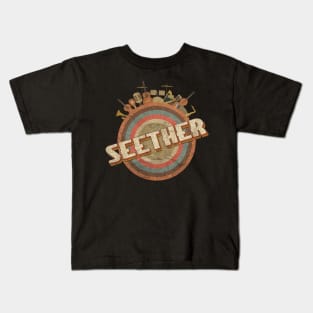 Tour Music Designs Vintage Retro - SEETHER new Kids T-Shirt